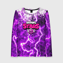 Женский лонгслив Brawl stars storm neon