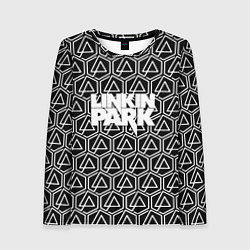 Женский лонгслив Linkin park pattern