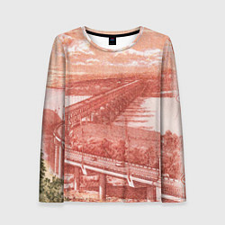 Женский лонгслив Любимый Хабаровск 5000