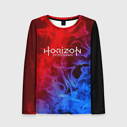 Женский лонгслив Horizon zero dawn fire gradient