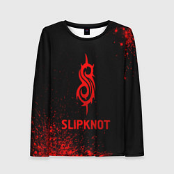 Лонгслив женский Slipknot - red gradient, цвет: 3D-принт