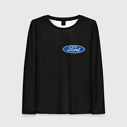 Лонгслив женский FORD logo auto, цвет: 3D-принт