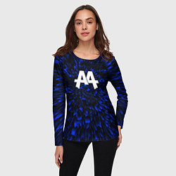 Лонгслив женский Asking Alexandria blue energy, цвет: 3D-принт — фото 2