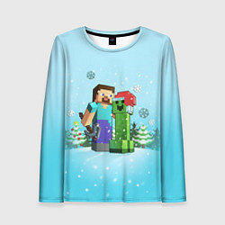 Женский лонгслив Minecraft - New Year