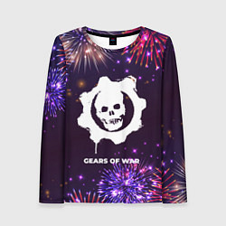 Лонгслив женский Праздничный Gears of War, цвет: 3D-принт