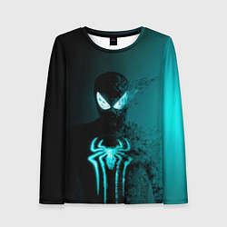 Женский лонгслив Neon spider-man