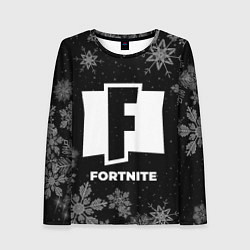 Лонгслив женский Снежный Fortnite, цвет: 3D-принт
