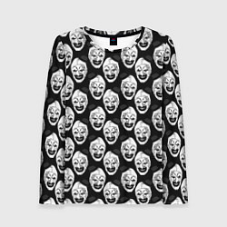 Лонгслив женский Funny terrifier clown Art, цвет: 3D-принт