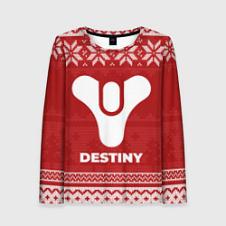 Лонгслив женский Новогодний Destiny, цвет: 3D-принт