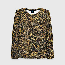 Лонгслив женский Чай, цвет: 3D-принт