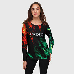 Лонгслив женский Prima world flame, цвет: 3D-принт — фото 2