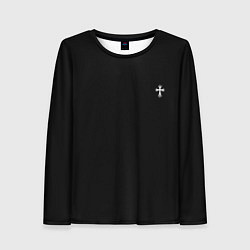 Женский лонгслив Ворона во тьме