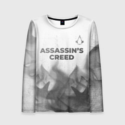 Лонгслив женский Assassins Creed - white gradient посередине, цвет: 3D-принт