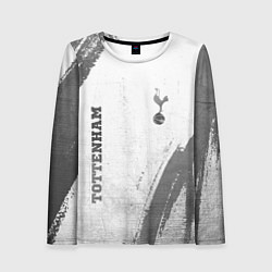 Лонгслив женский Tottenham - white gradient вертикально, цвет: 3D-принт