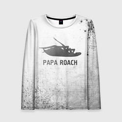 Лонгслив женский Papa Roach - white gradient, цвет: 3D-принт
