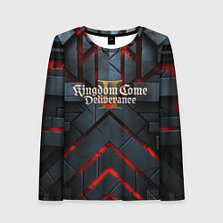 Лонгслив женский Kingdom Come Deliverance 2 каменные плиты, цвет: 3D-принт