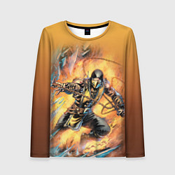 Женский лонгслив Scorpion - Mortal Kombat