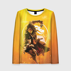 Женский лонгслив Скорпион - Mortal Kombat