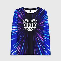 Лонгслив женский Radiohead neon energy, цвет: 3D-принт