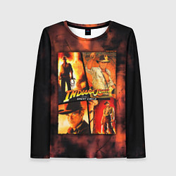 Лонгслив женский Indiana Jones and the Great Circle, цвет: 3D-принт