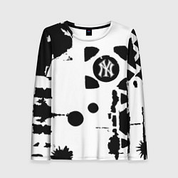 Лонгслив женский New York yankees - baseball team pattern, цвет: 3D-принт