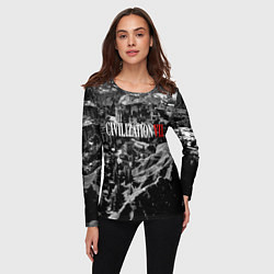 Лонгслив женский Civilization VII, цвет: 3D-принт — фото 2