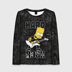 Женский лонгслив Hard Rock барт симпсон