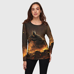 Лонгслив женский Batman dark city, цвет: 3D-принт — фото 2