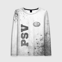 Лонгслив женский PSV - white gradient вертикально, цвет: 3D-принт