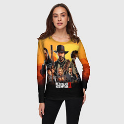 Лонгслив женский Red Dead Redemption 2, цвет: 3D-принт — фото 2