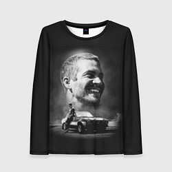 Лонгслив женский Пол Уокер, цвет: 3D-принт
