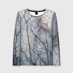 Женский лонгслив Прожилки листьев