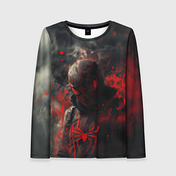 Лонгслив женский Black Spider-man, цвет: 3D-принт