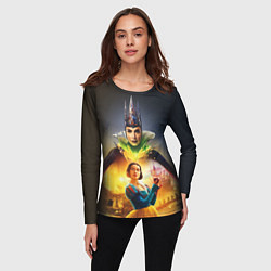 Лонгслив женский Белоснежка и Мачеха, цвет: 3D-принт — фото 2