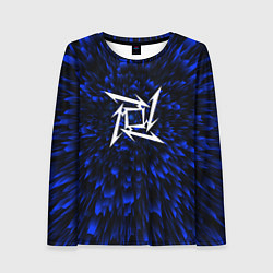 Лонгслив женский Metallica blue energy, цвет: 3D-принт