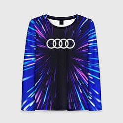 Лонгслив женский Audi neon energy, цвет: 3D-принт