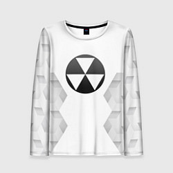 Лонгслив женский Fallout white poly, цвет: 3D-принт