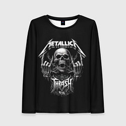 Женский лонгслив Thrash metal - Metallica group