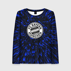 Лонгслив женский Bayern blue energy, цвет: 3D-принт