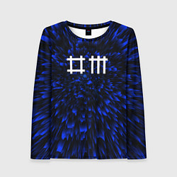 Лонгслив женский Depeche Mode blue energy, цвет: 3D-принт