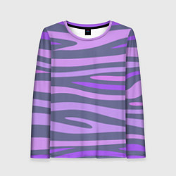 Женский лонгслив Лавандовые волны