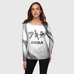 Лонгслив женский Akira - white gradient, цвет: 3D-принт — фото 2