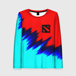 Лонгслив женский Dota краски, цвет: 3D-принт