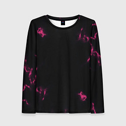 Лонгслив женский The color is pink, цвет: 3D-принт