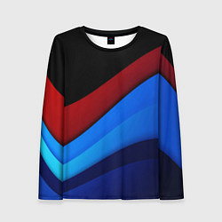 Лонгслив женский Multicoloured, цвет: 3D-принт