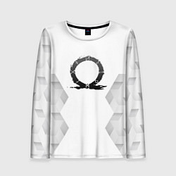 Лонгслив женский God of War white poly, цвет: 3D-принт
