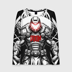 Лонгслив женский Doom dark ages doom guy, цвет: 3D-принт