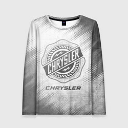 Лонгслив женский Chrysler - white gradient, цвет: 3D-принт