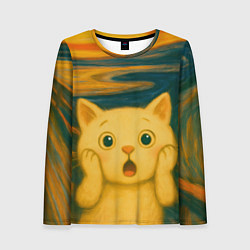 Женский лонгслив Котёночкин крик