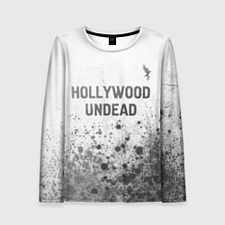 Лонгслив женский Hollywood Undead - white gradient посередине, цвет: 3D-принт